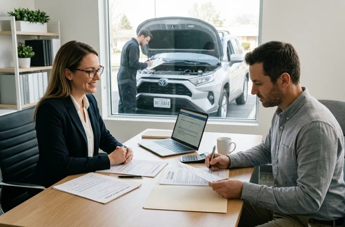 DriveWise advisor with customer